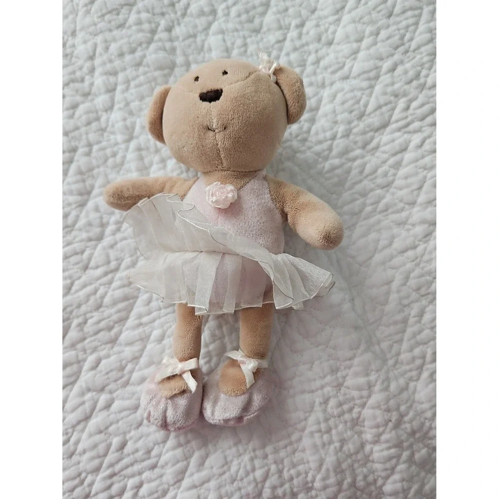 Ballerina Teddy Bear Plush Stuffed Animal Pink Tutu Flower Girl Gift‎